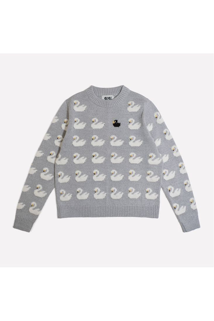 Ugly Duckling Sweater - Light Grey - DUNE + SALT