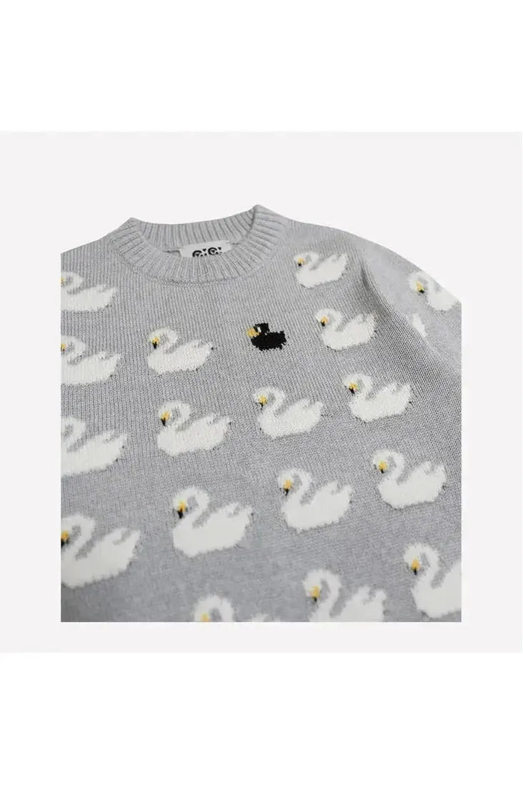 Ugly Duckling Sweater - Light Grey - DUNE + SALT