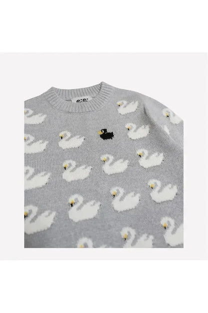 Ugly Duckling Sweater - Light Grey - DUNE + SALT