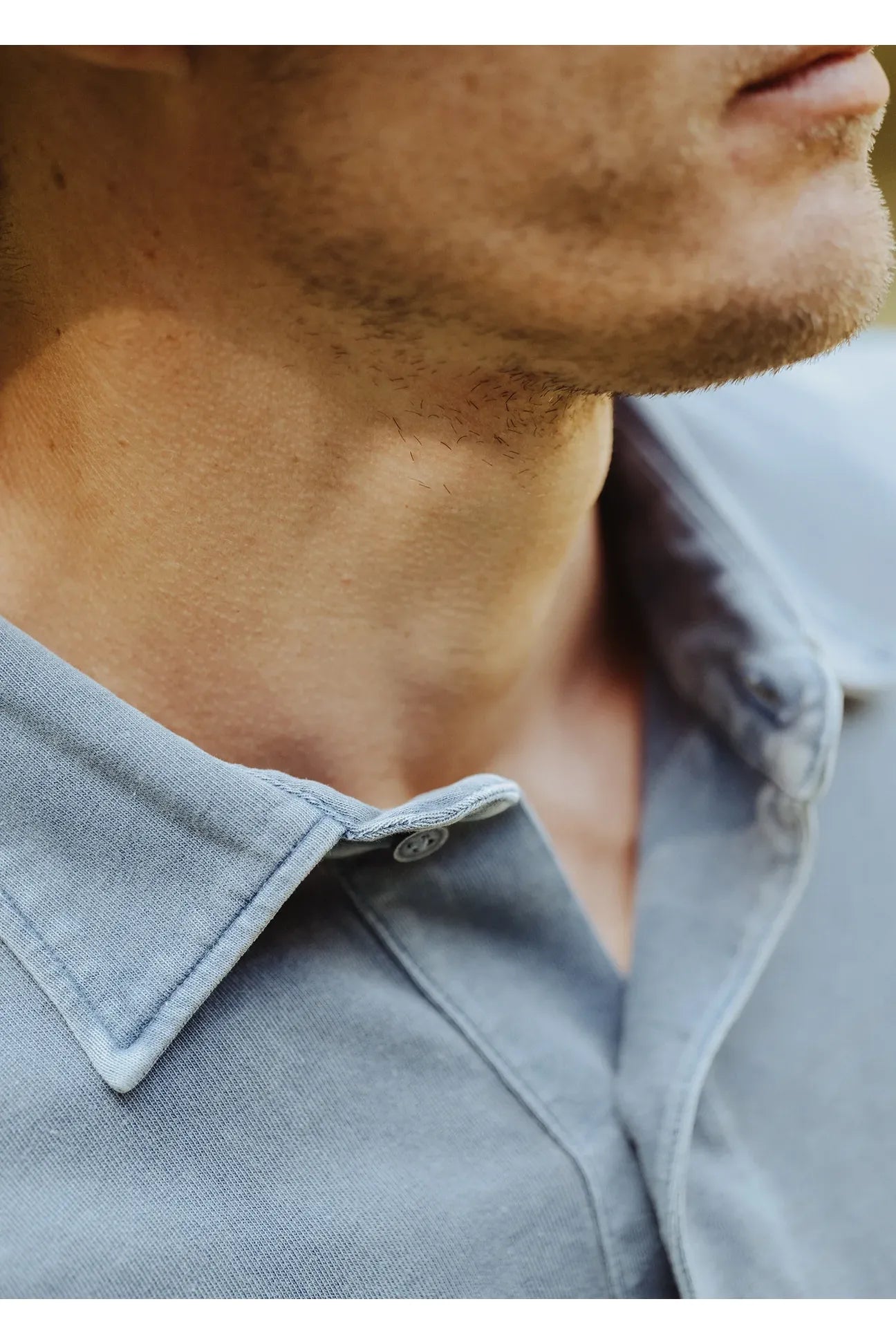 L/S Organic Recycled Polo - Salt - DUNE + SALT