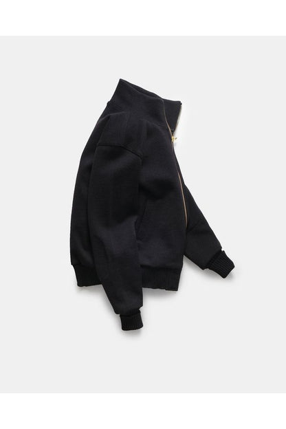 Full-Throttle Moto-Sweater - Black - DUNE + SALT