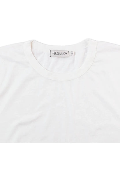 Supima SS Crewneck Tee - Chalk - DUNE + SALT