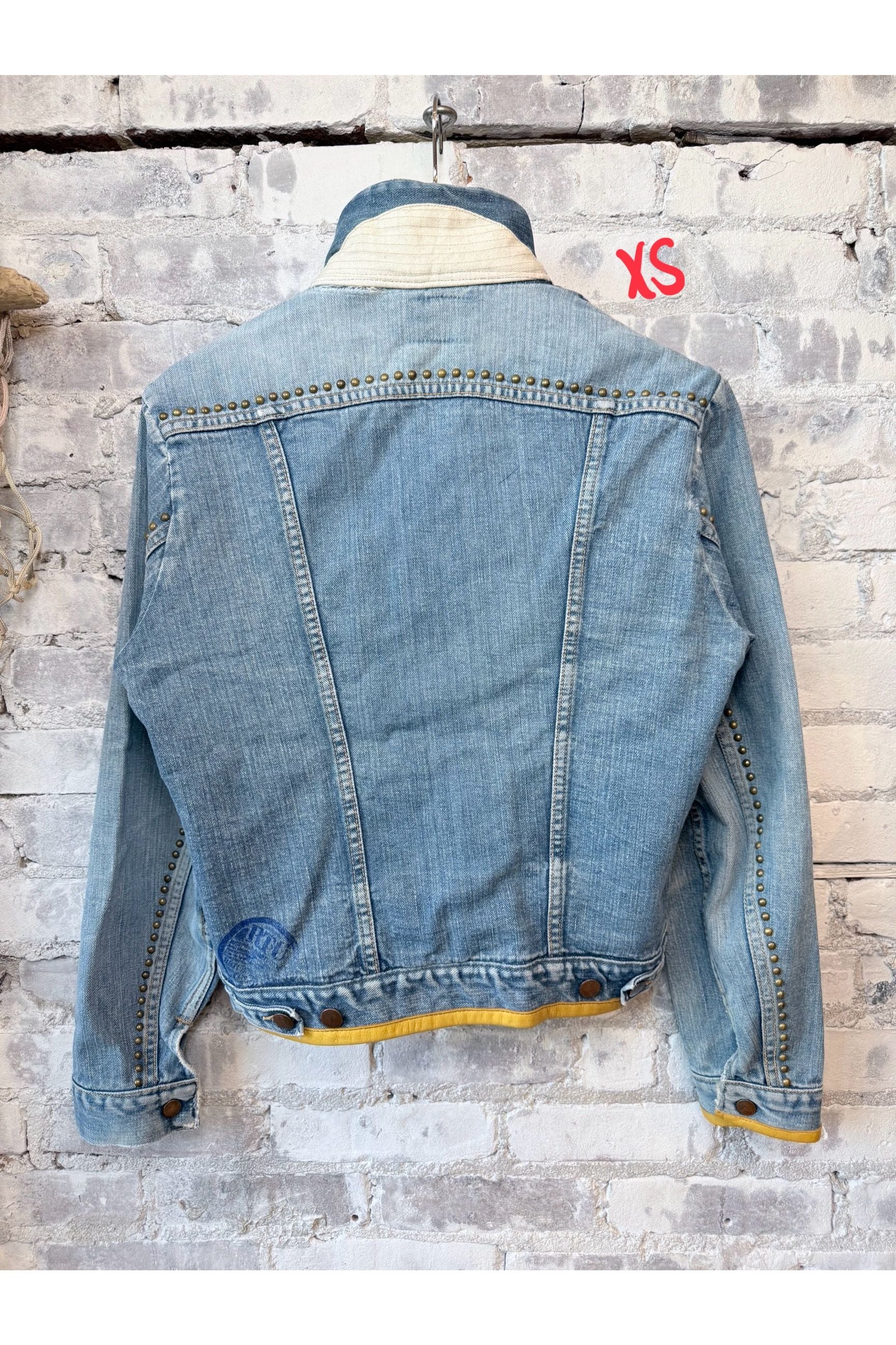 RTU1972 CALKID TURQ HOMESTUD AMERICANA SHERPA JKT - Vintage Patina - DUNE + SALT