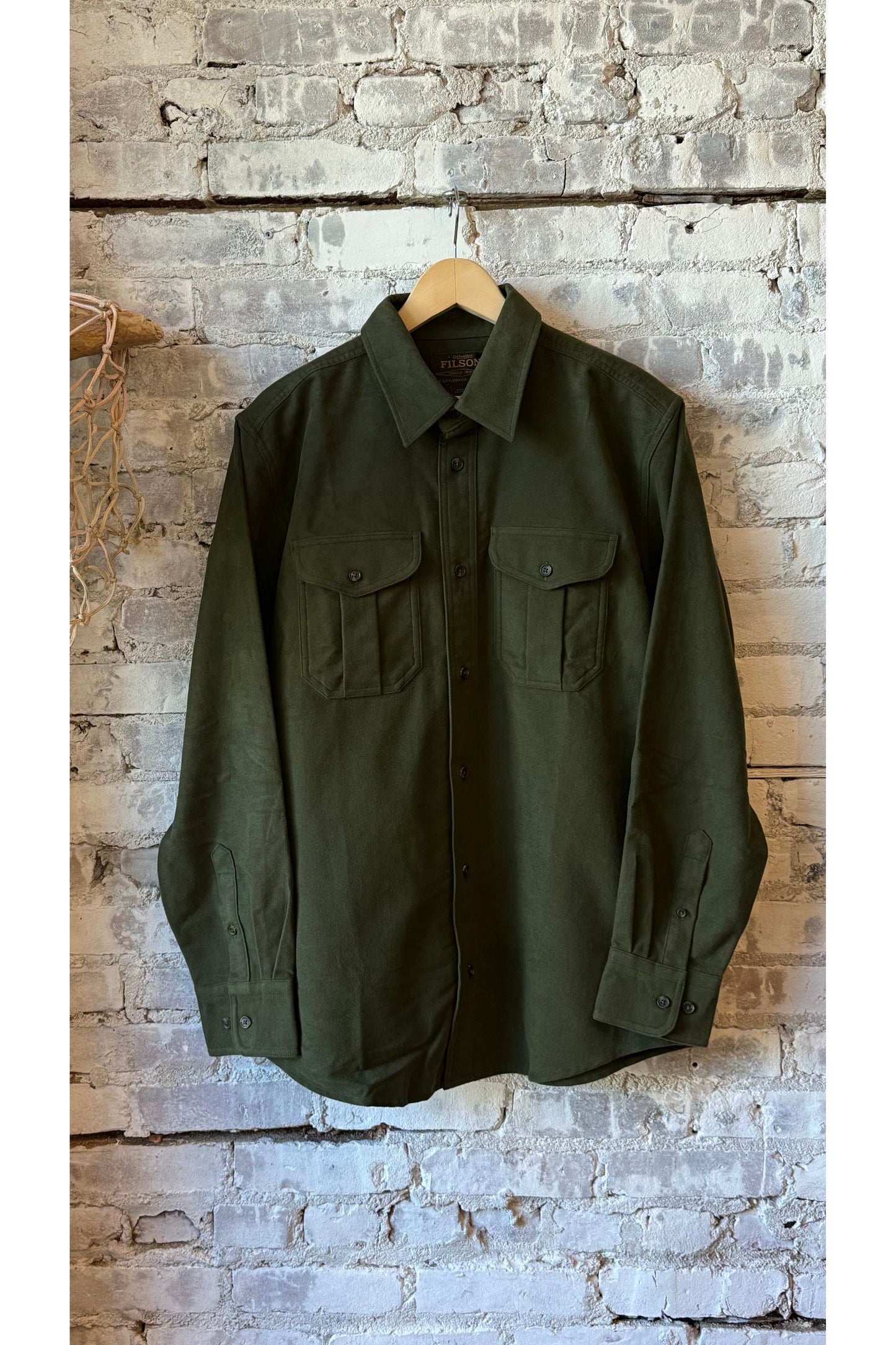 Moleskin Seattle Shirt - Dark Olive - DUNE + SALT