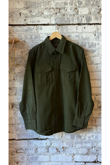 Moleskin Seattle Shirt - Dark Olive - DUNE + SALT
