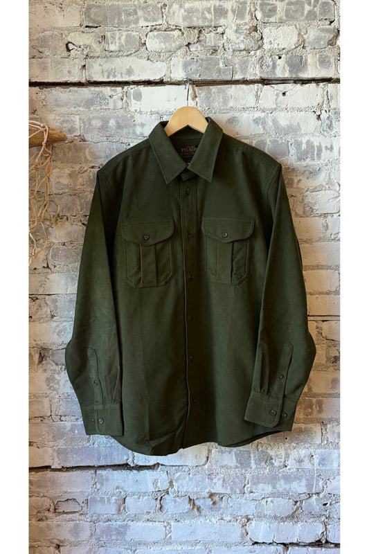 Moleskin Seattle Shirt - Dark Olive - DUNE + SALT