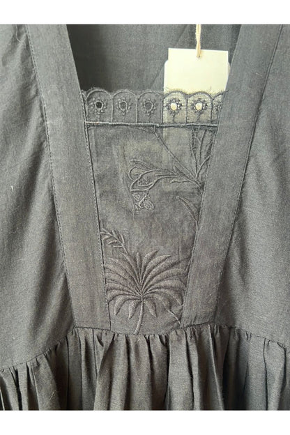 Reggio Woven Dress - Black - DUNE + SALT