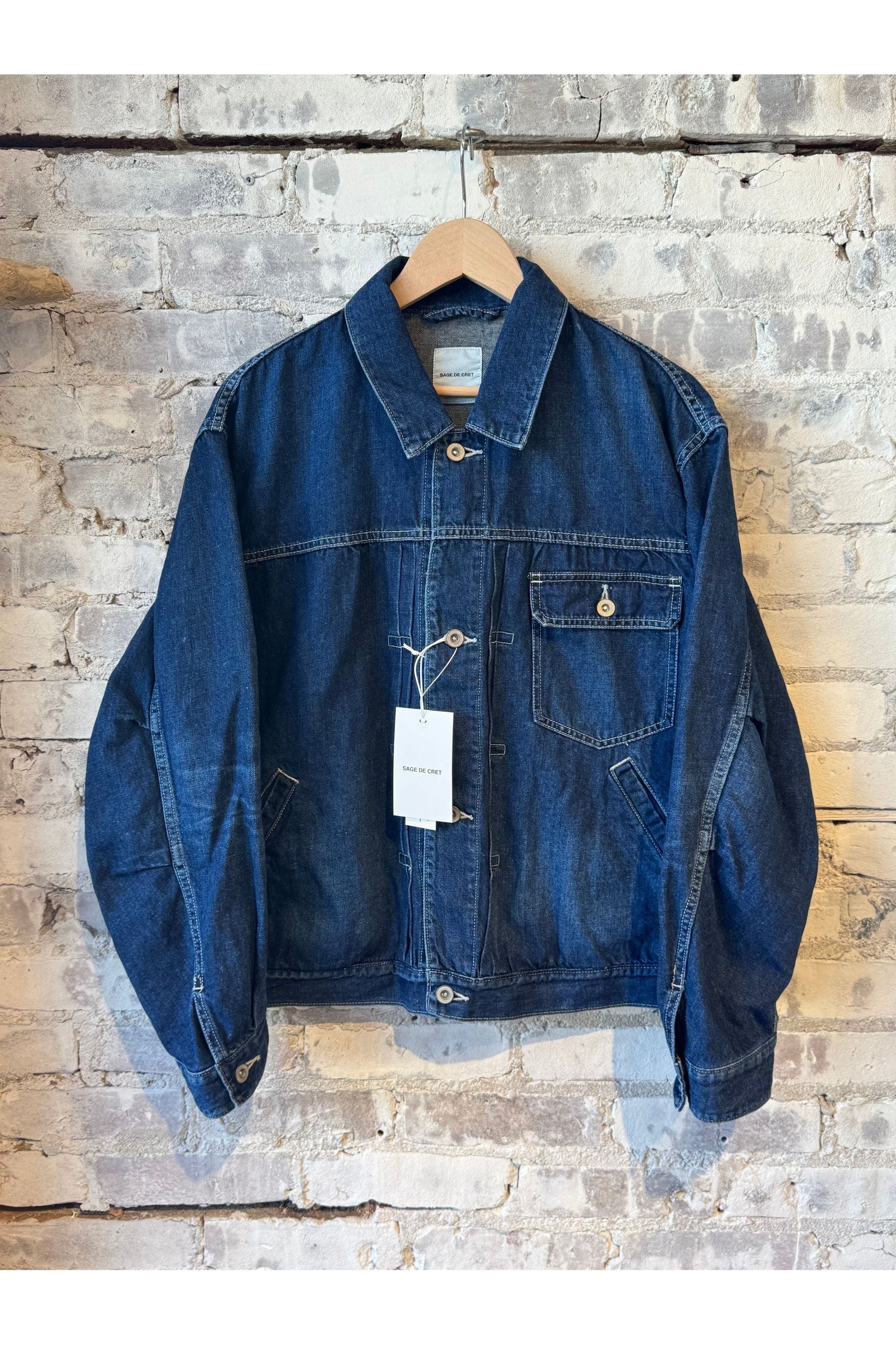 CO/LI Denim Short Jacket - Indigo Blue - DUNE + SALT