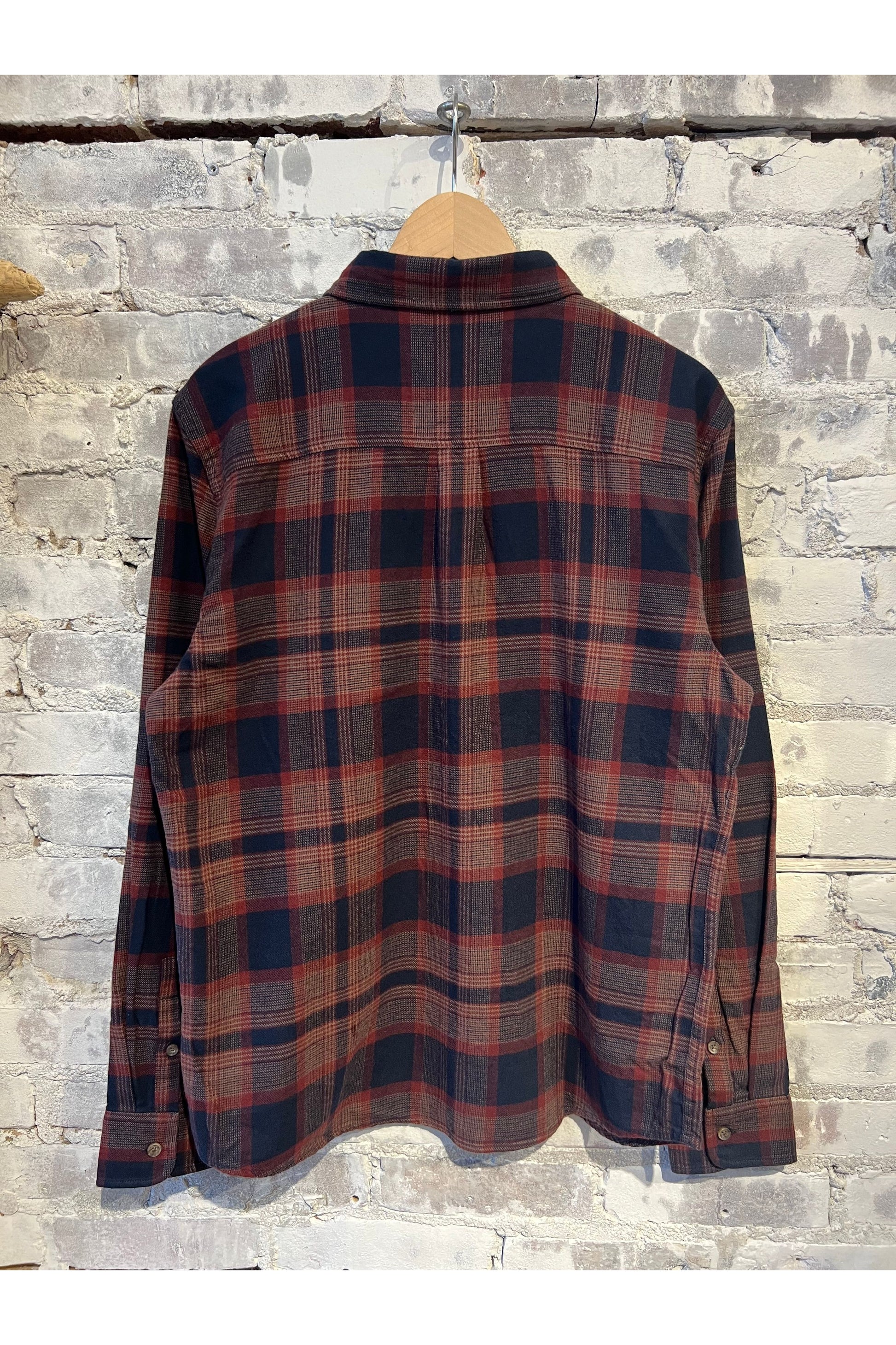 Tahoe Flannel Shirt - Navy Warm Plaid - DUNE + SALT
