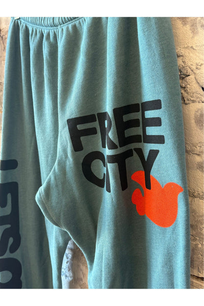 CIRCA'99 OG LETSGO OLDSCHOOL POLYBLEND/FLUFF sweat - bluemachine - DUNE + SALT