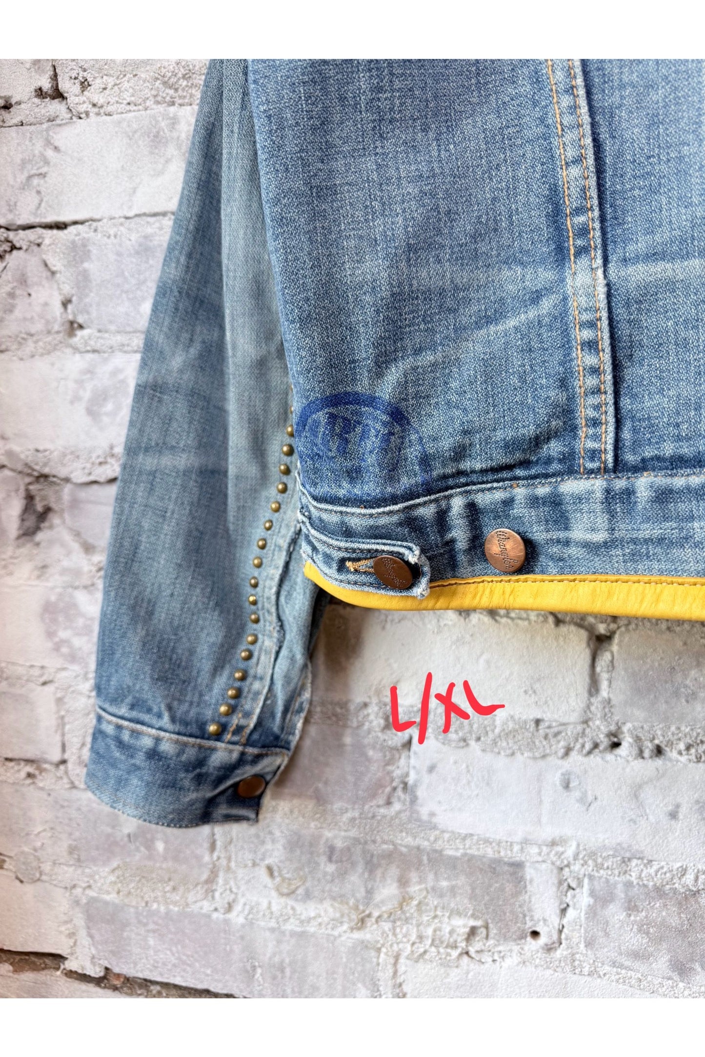 RTU1972 CALKID TURQ HOMESTUD AMERICANA SHERPA JKT - Vintage Patina - DUNE + SALT