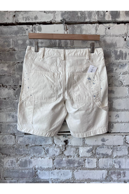 Paint Splatter Painter Short - White - DUNE + SALT