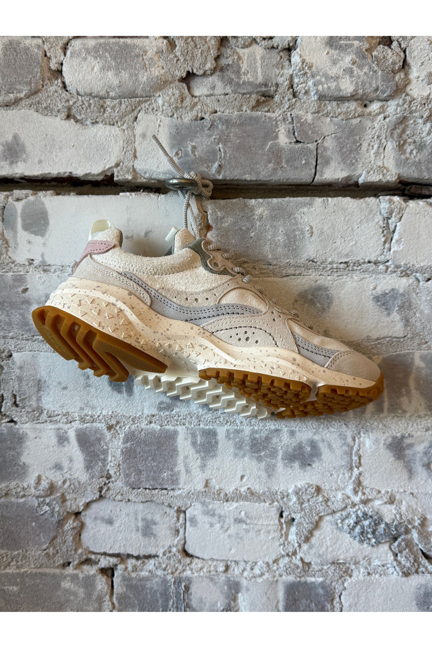 Wave Women's Hairy Velour Sneaker - Blue/Grey/Gum - DUNE + SALT