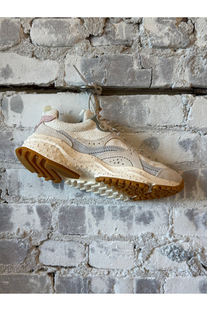 Wave Women's Hairy Velour Sneaker - Blue/Grey/Gum - DUNE + SALT