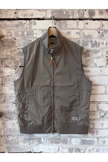 Zip Up Wind Vest - Beige - DUNE + SALT