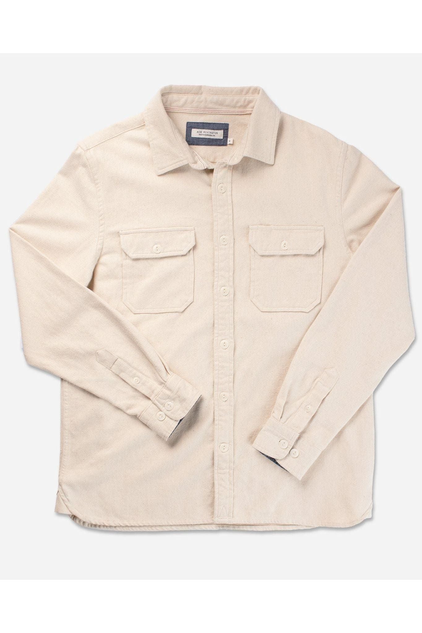 Utility Winter Flannel - Ecru - DUNE + SALT