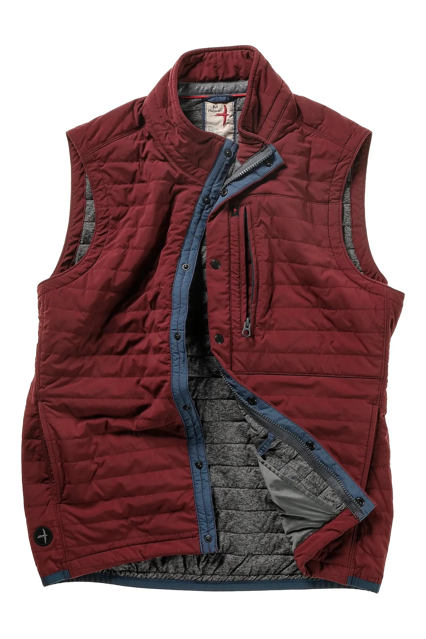 Windzip Vest - Burgundy - DUNE + SALT