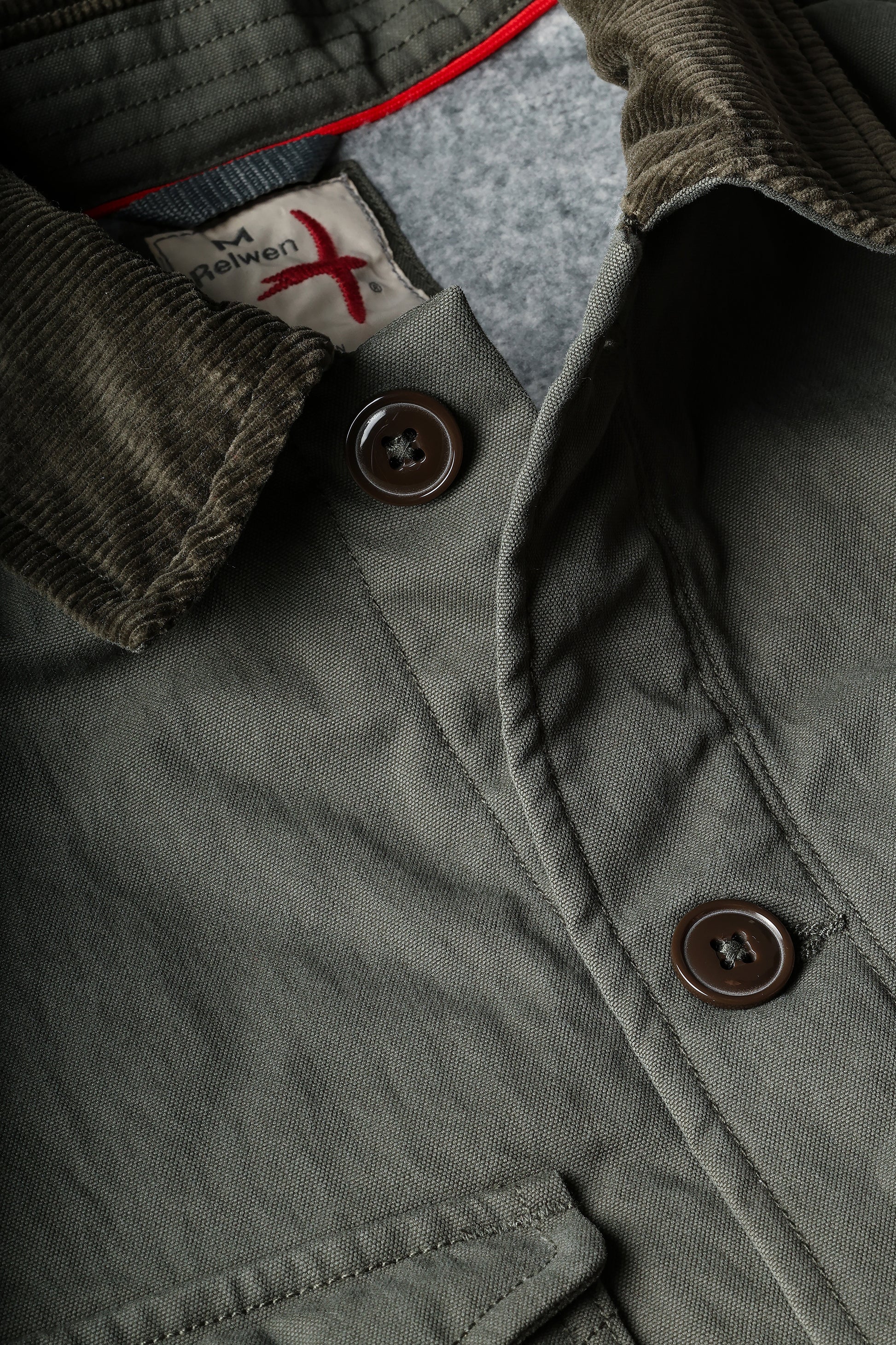 Piled-Lined Chore Coat - Forest Canvas - DUNE + SALT