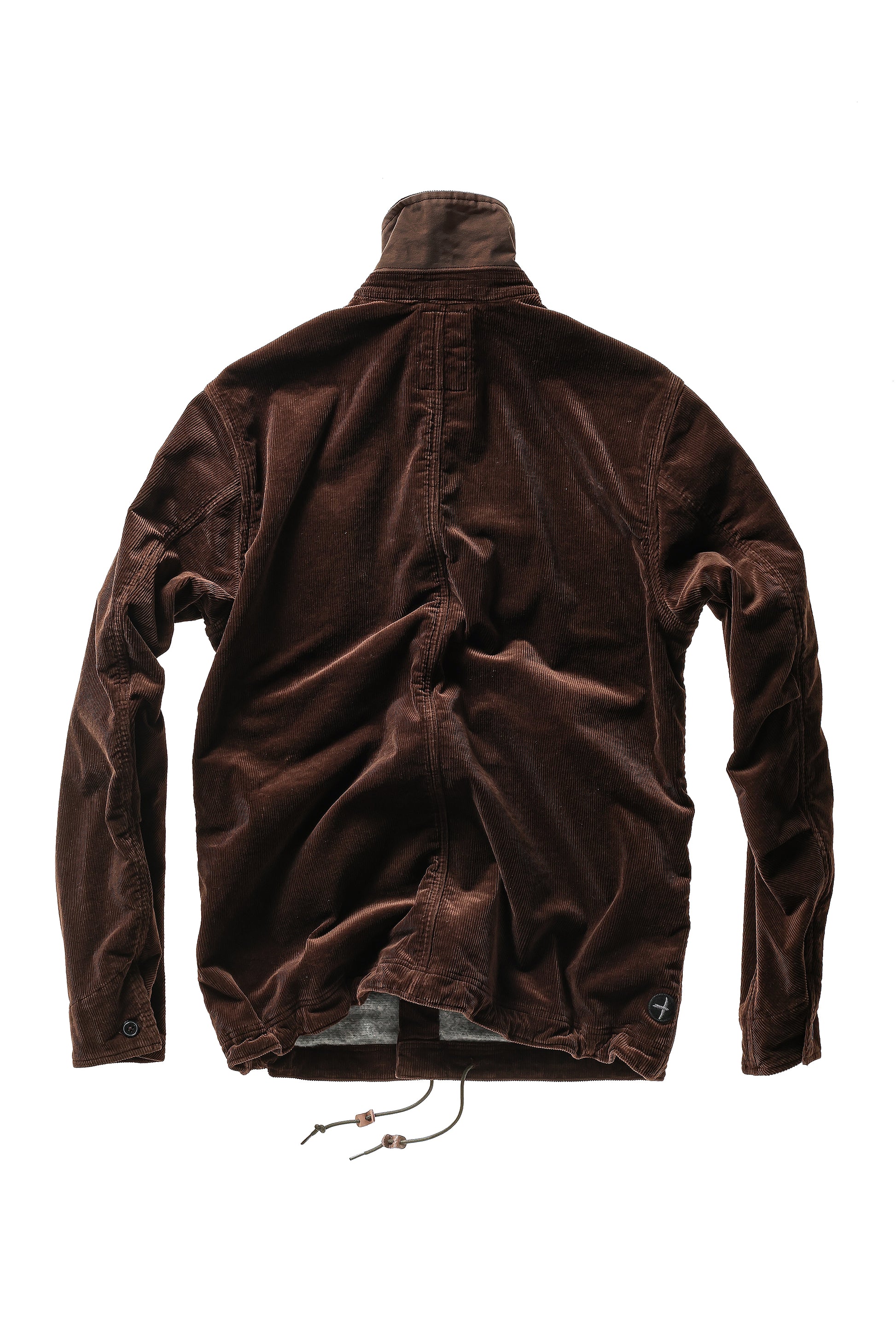 Piled-Lined Chore Coat - Hickory Cord - DUNE + SALT