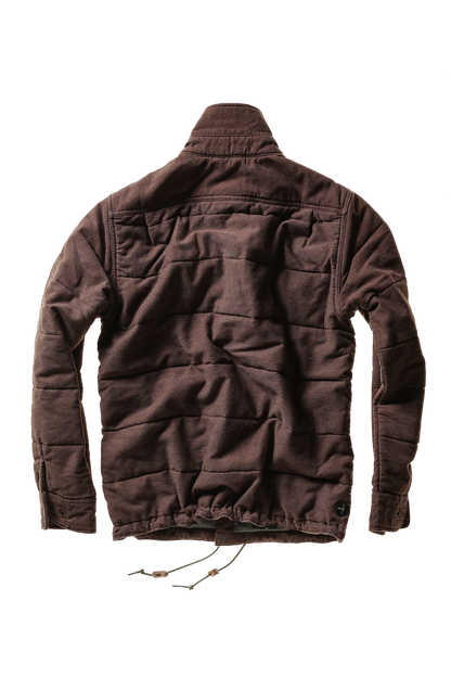 Moleskin Snap CPO - Dark Brown - DUNE + SALT