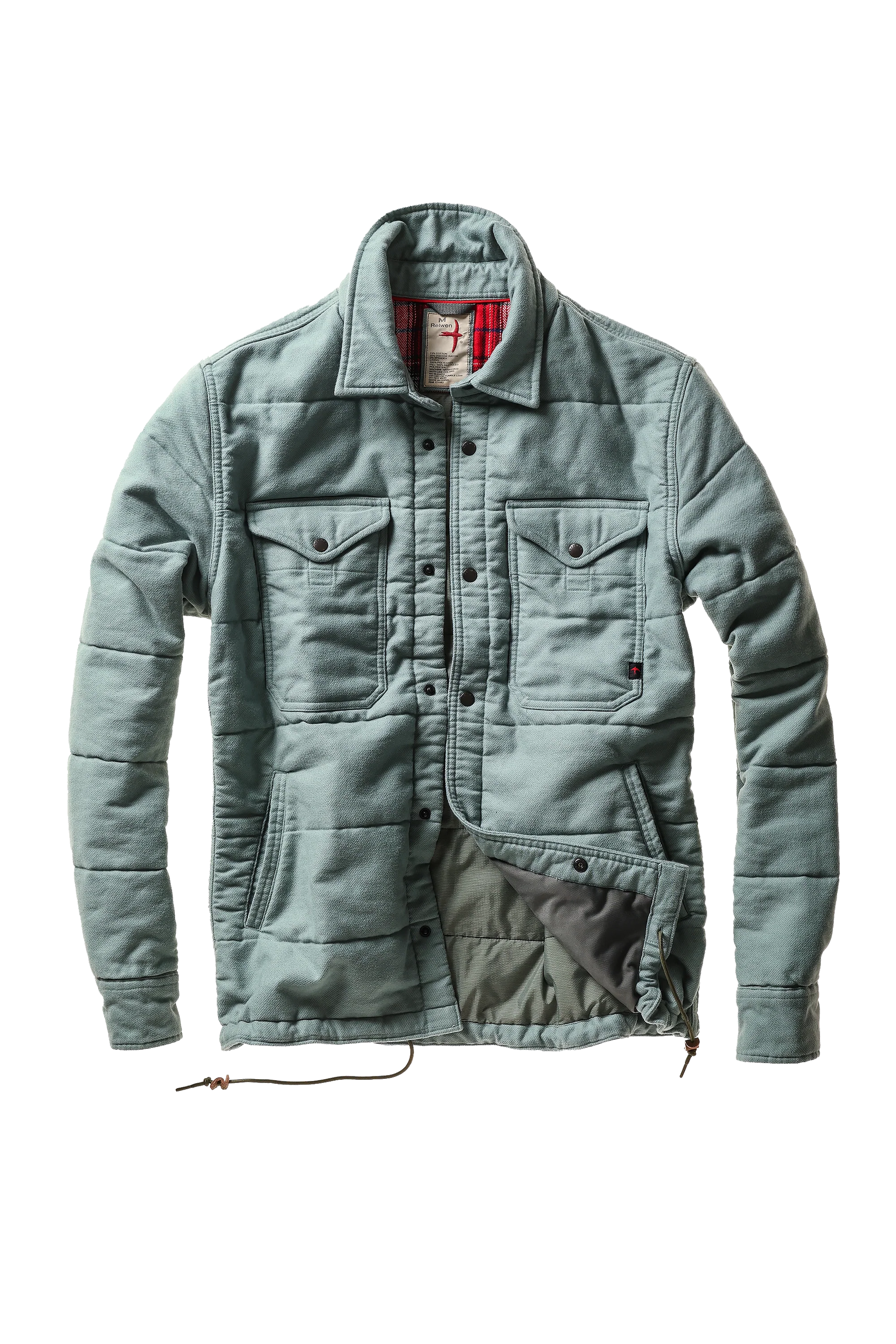 Moleskin Snap CPO - Seahaze - DUNE + SALT