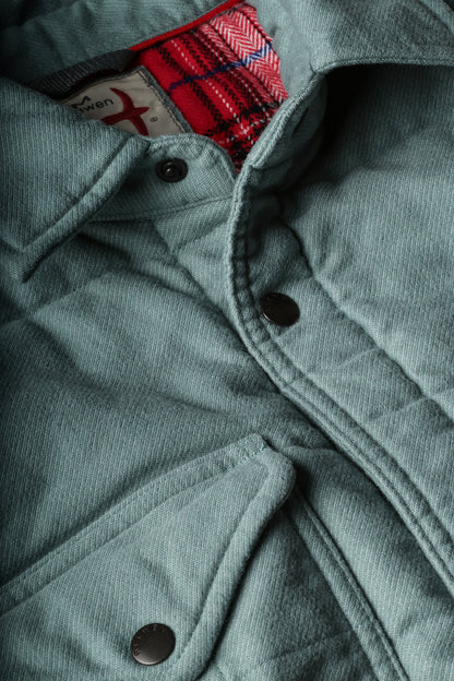 Moleskin Snap CPO - Seahaze - DUNE + SALT