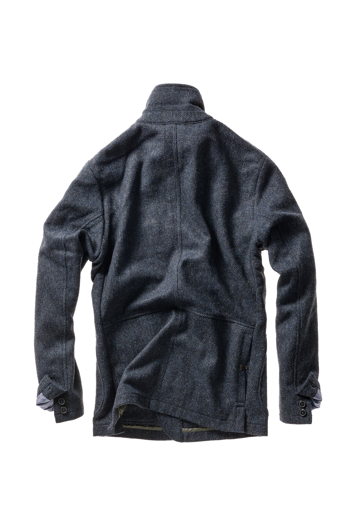 Heritage Trap Blazer - Bright Blue/Navy Twill - DUNE + SALT