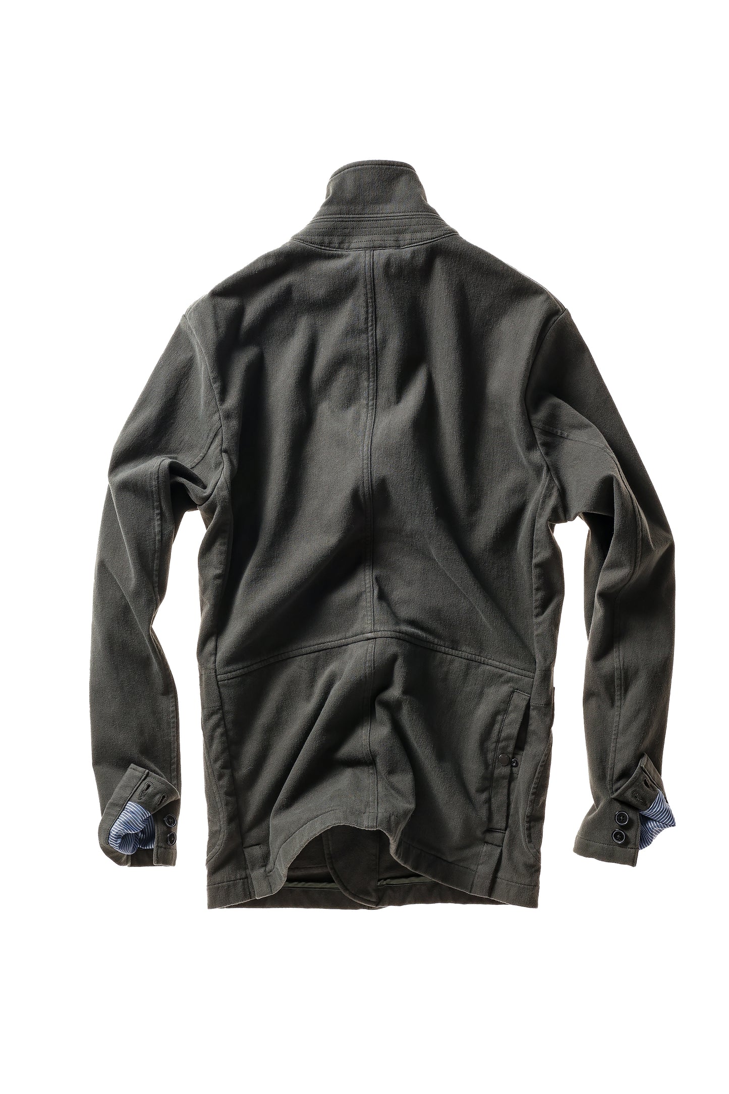 Moleskin Trap Blazer - Char Loden