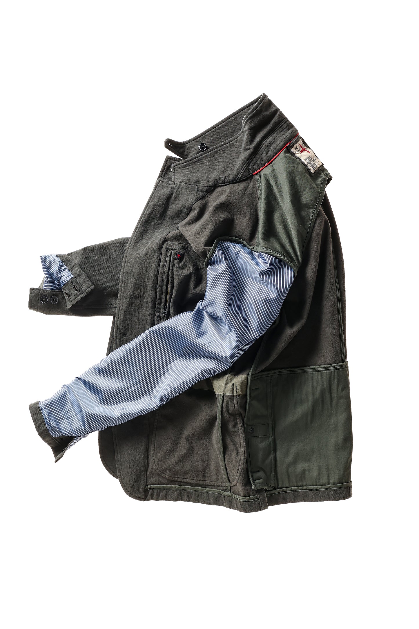 Moleskin Trap Blazer - Char Loden