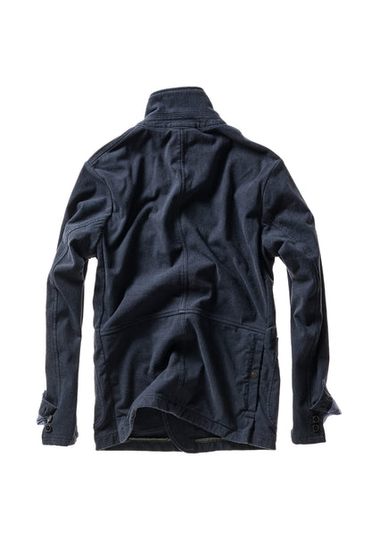 Moleskin Trap Blazer - Dark Navy