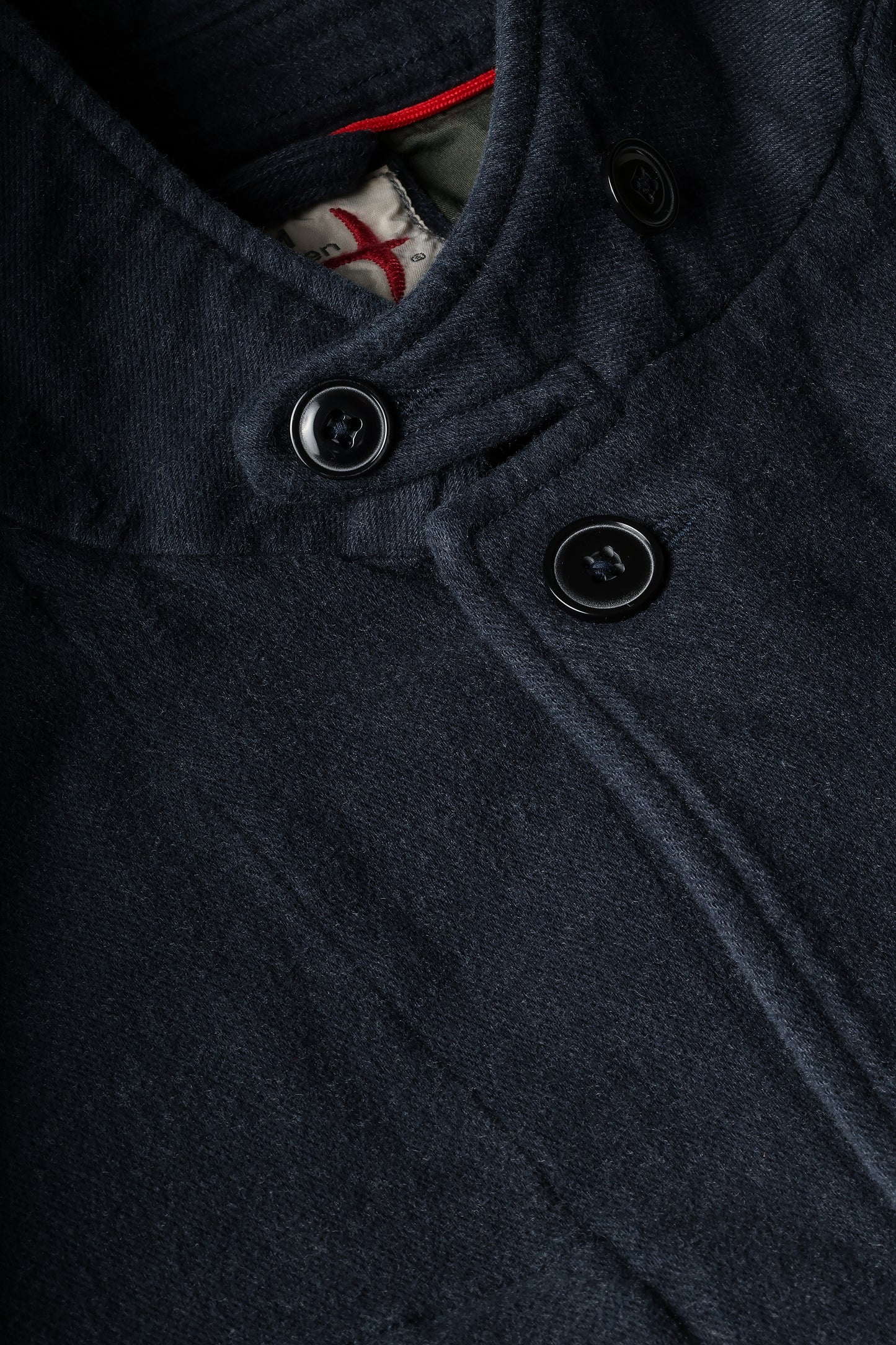 Moleskin Trap Blazer - Dark Navy