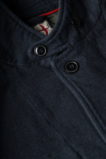 Moleskin Trap Blazer - Dark Navy