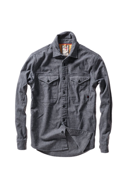 Utility Workshirt - Charcoal Nailhead - DUNE + SALT