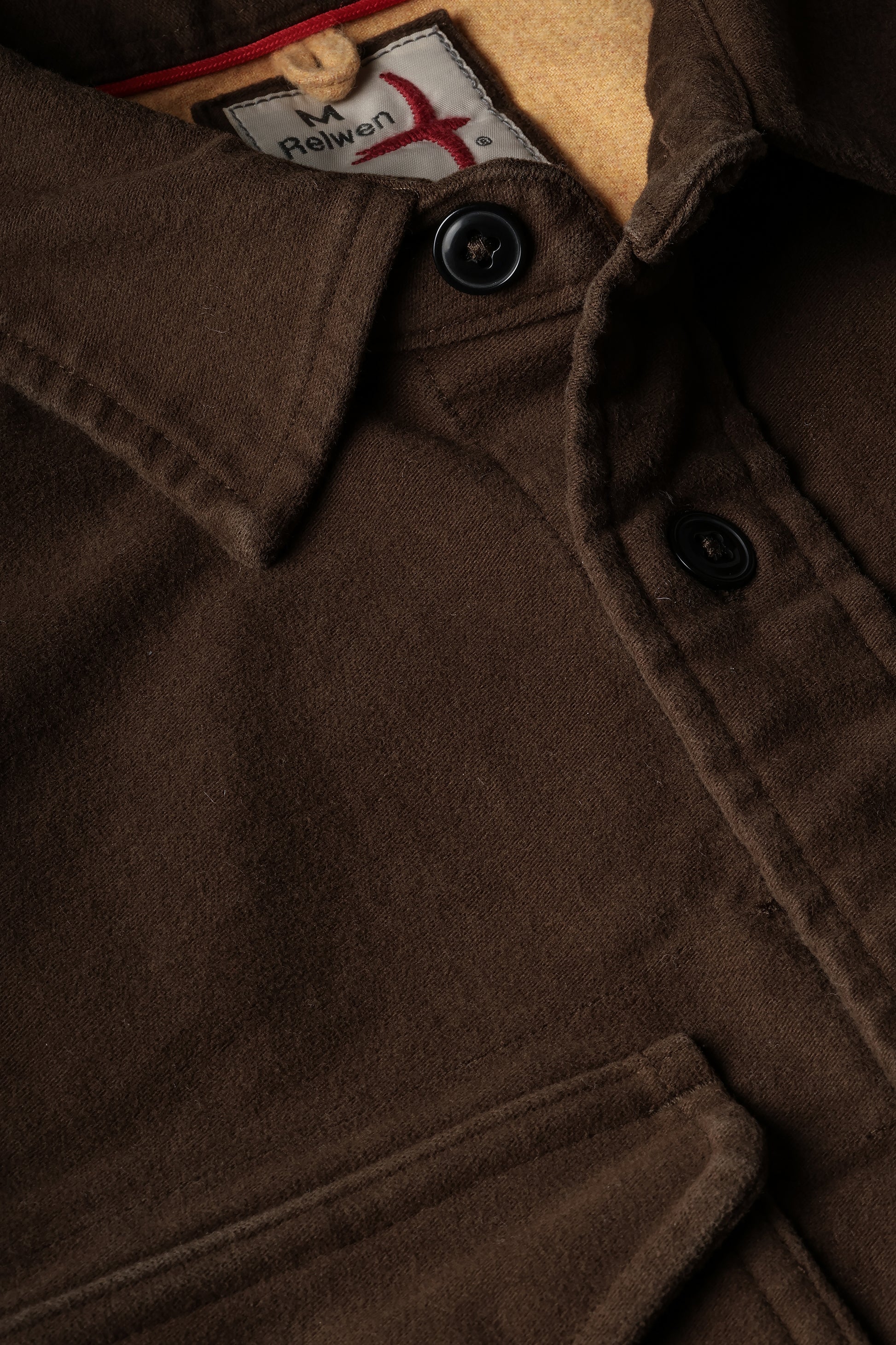 Utility Workshirt - Coffee Moleskin - DUNE + SALT