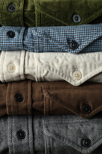 Utility Workshirt - Charcoal Nailhead - DUNE + SALT