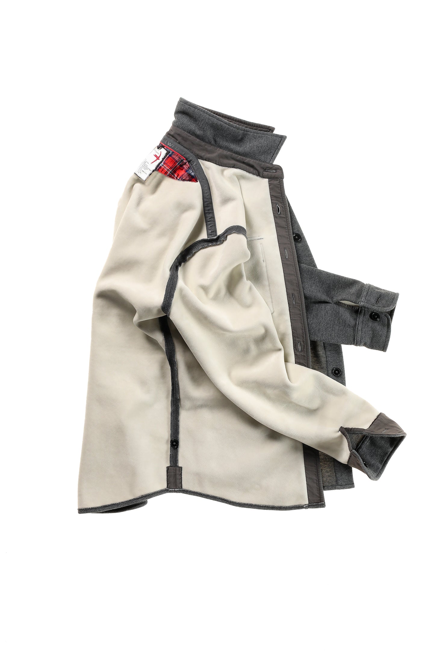 Pique Fleece Workshirt - Dark Grey Heather