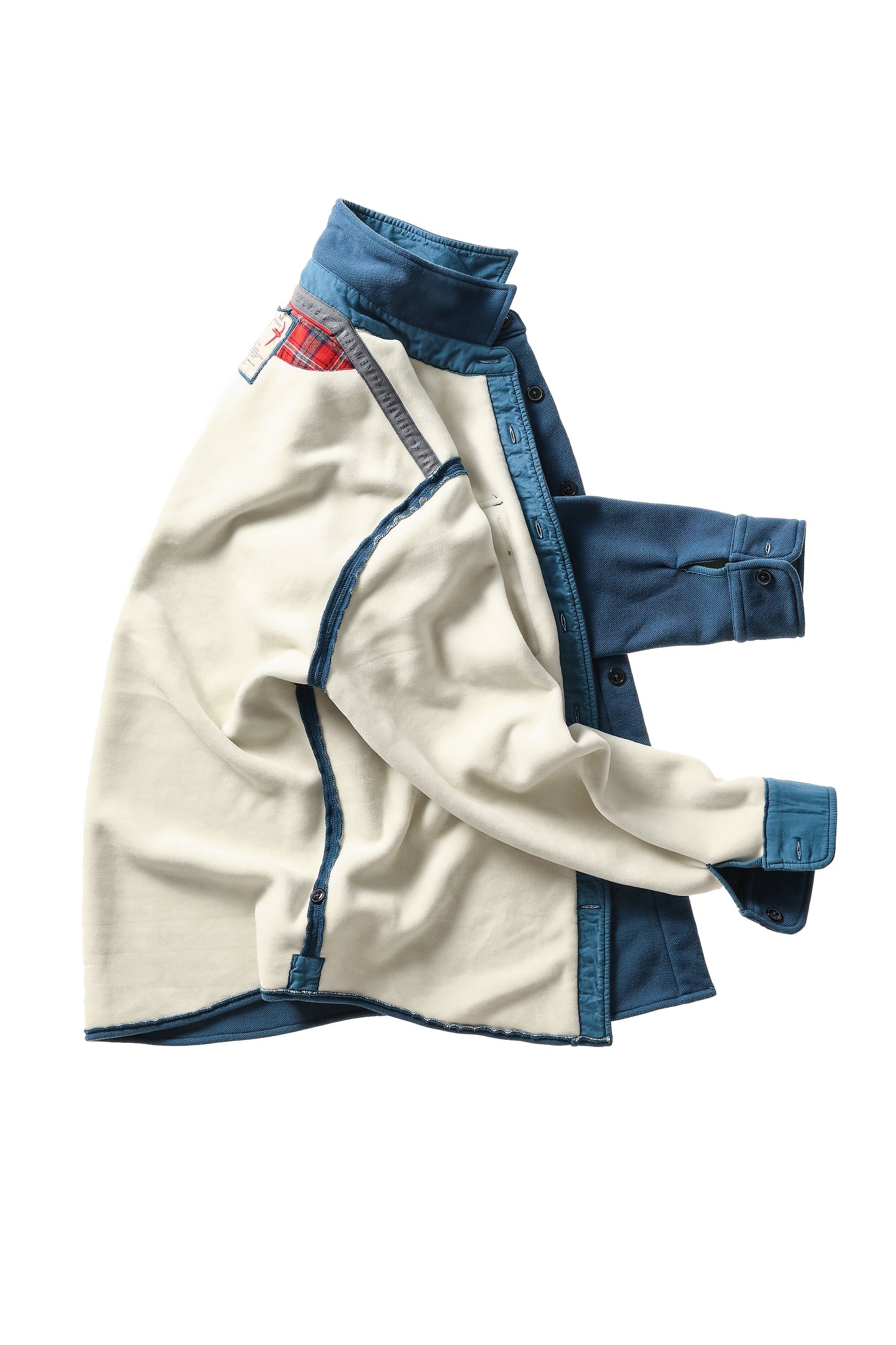 Pique Fleece Workshirt - Dark Marine