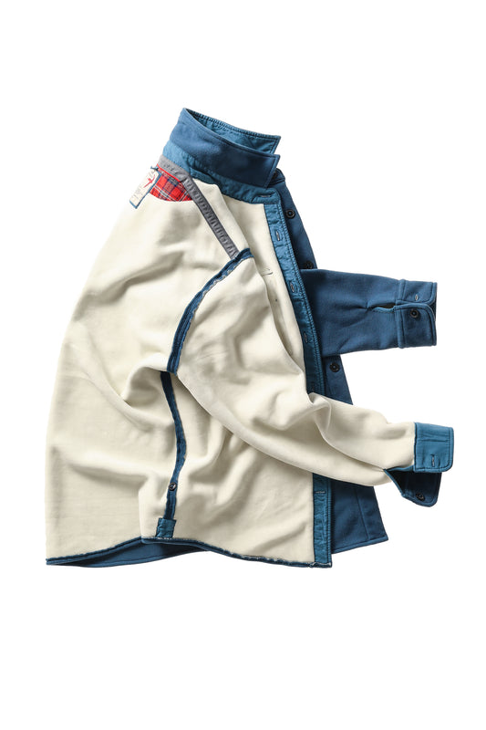 Pique Fleece Workshirt - Dark Marine