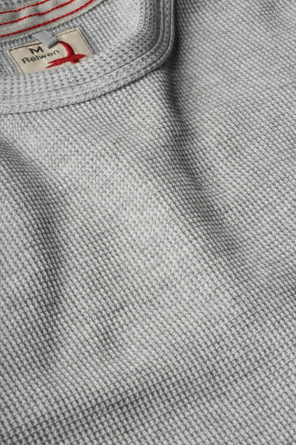 Bi-Waffle Crew - Pale Grey - DUNE + SALT
