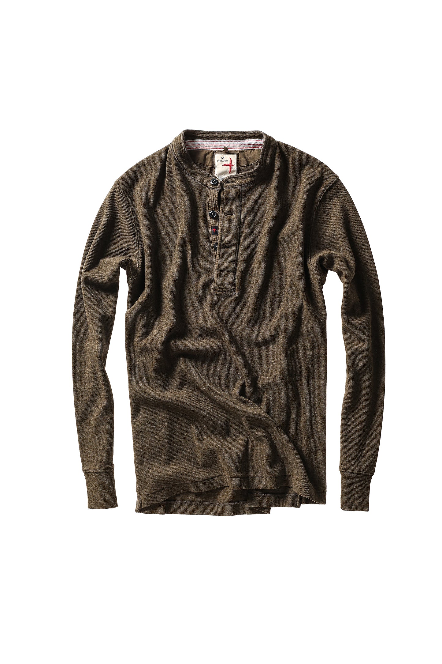 French Rib Henley - Loden Heather - DUNE + SALT