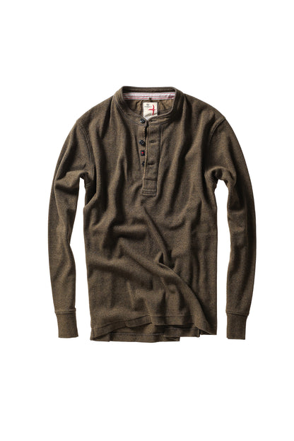 French Rib Henley - Loden Heather - DUNE + SALT