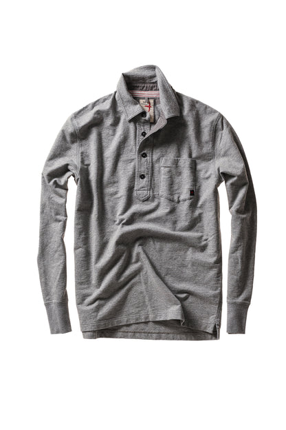 Mariner Polo - Grey Heather - DUNE + SALT