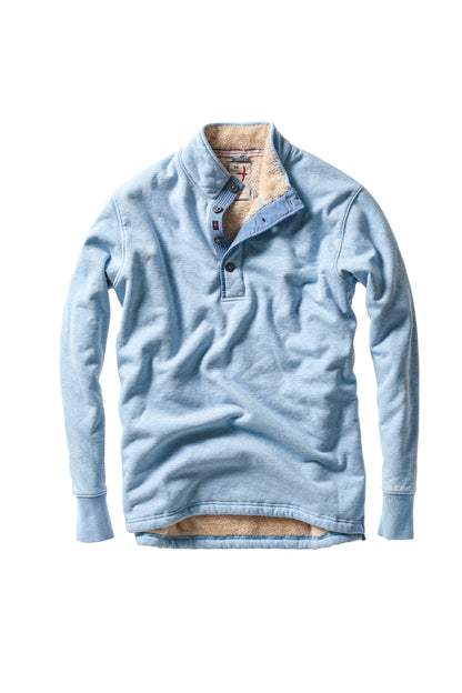 Superfleece Mock - Ice Blue Heather