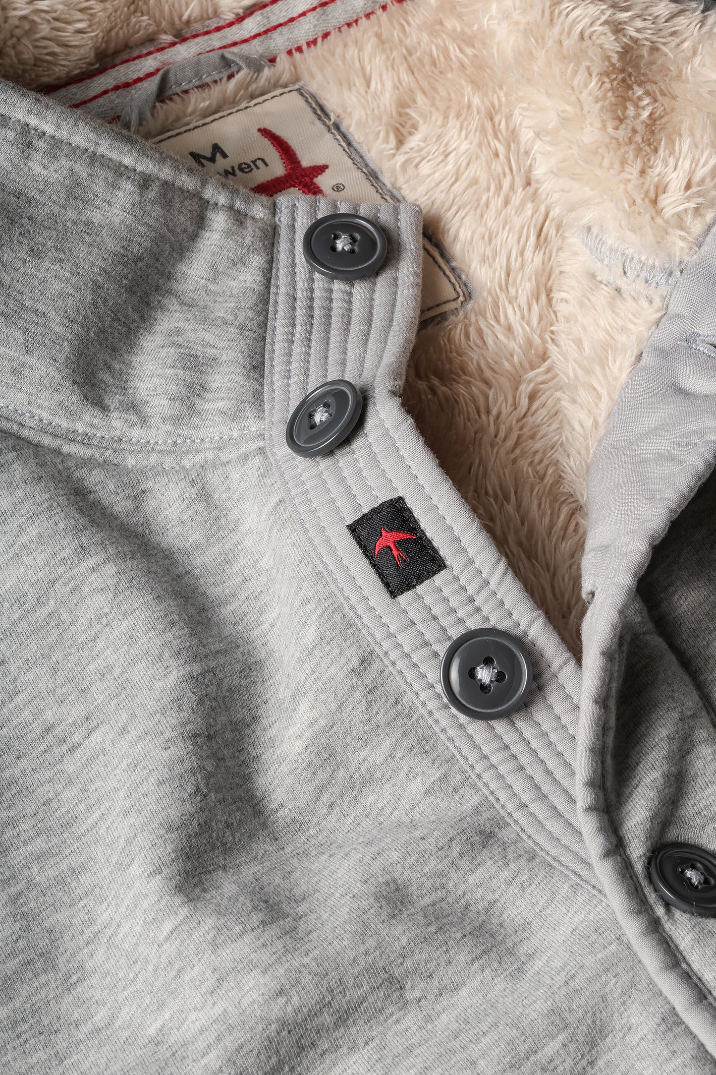 Superfleece Mock - Light Grey Heather
