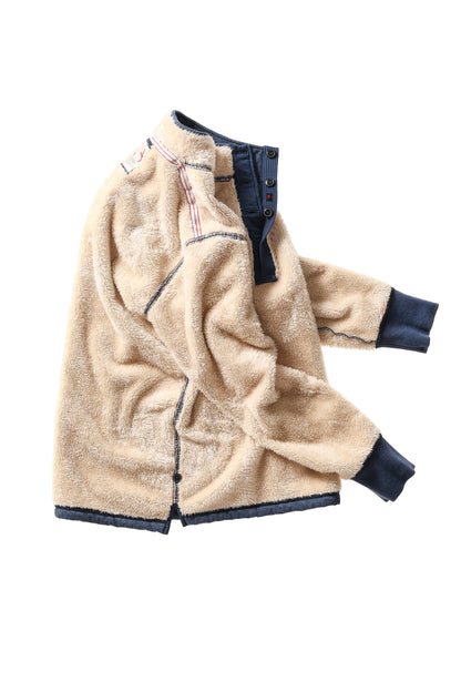 Superfleece Mock - Navy Heather