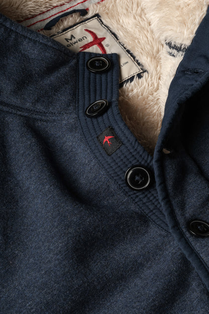 Superfleece Mock - Navy Heather