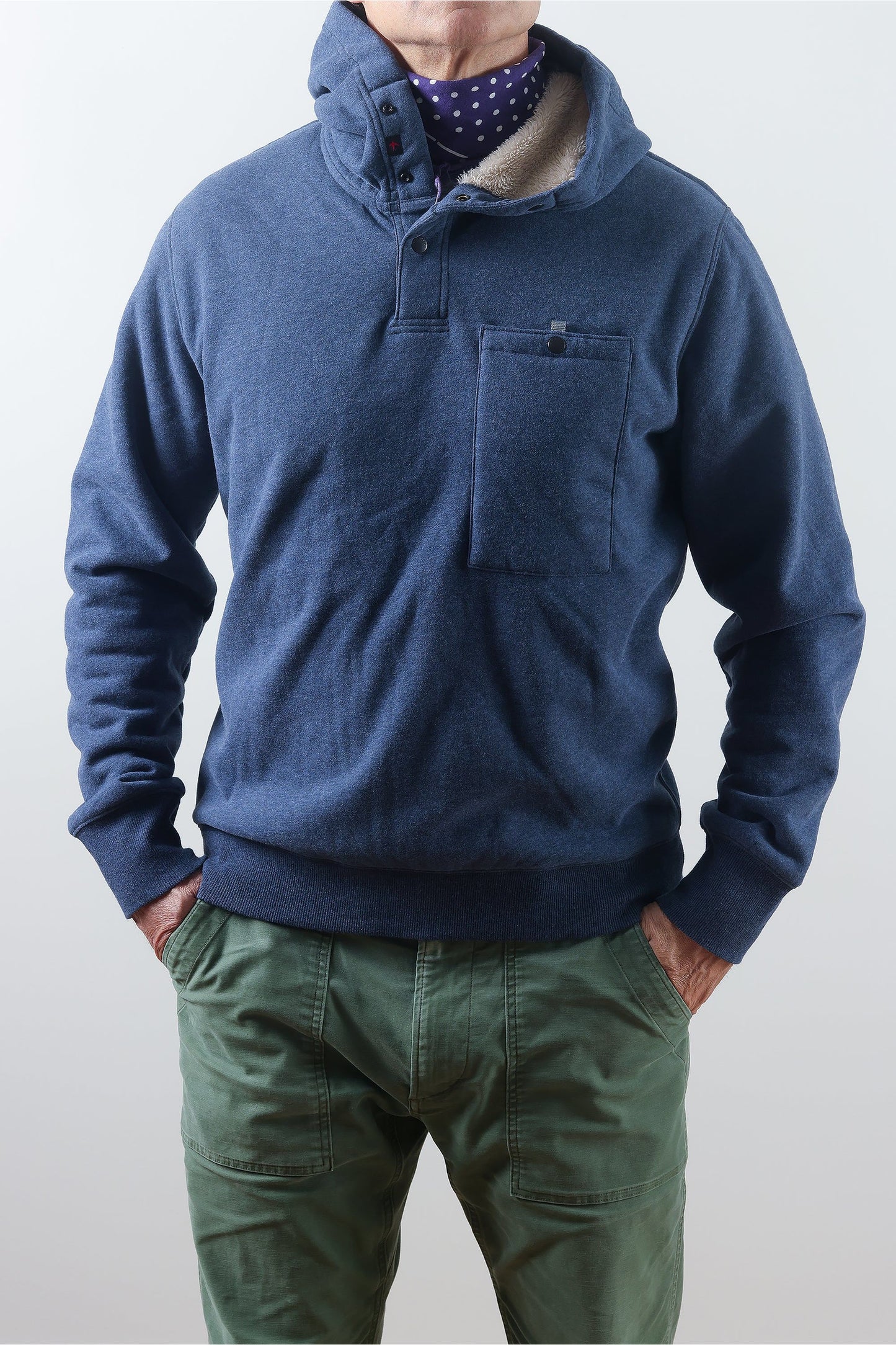 Superfleece Hoodie - Navy Heather