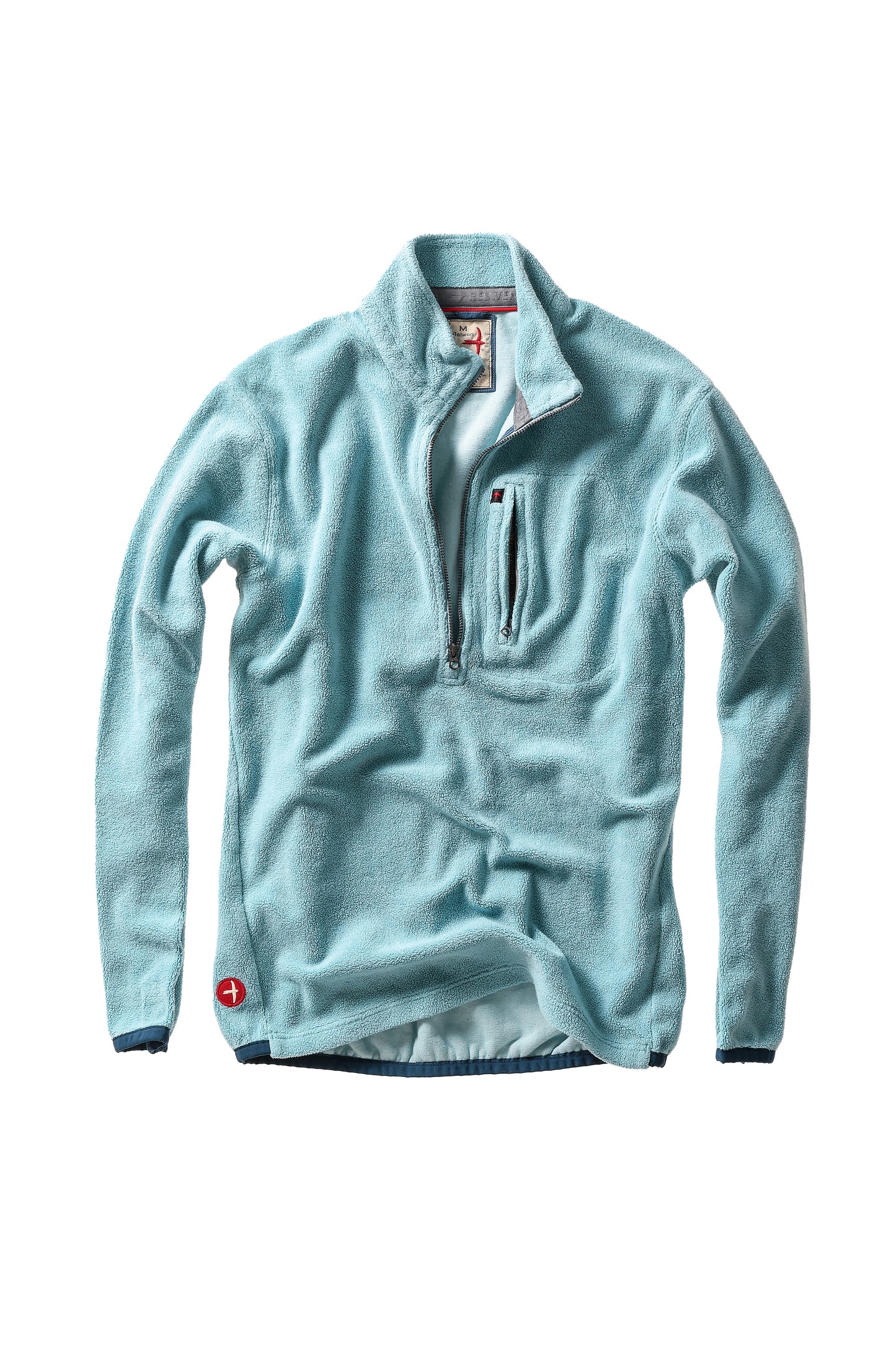 Sheared Fleece Half-Zip - Blue Haze - DUNE + SALT
