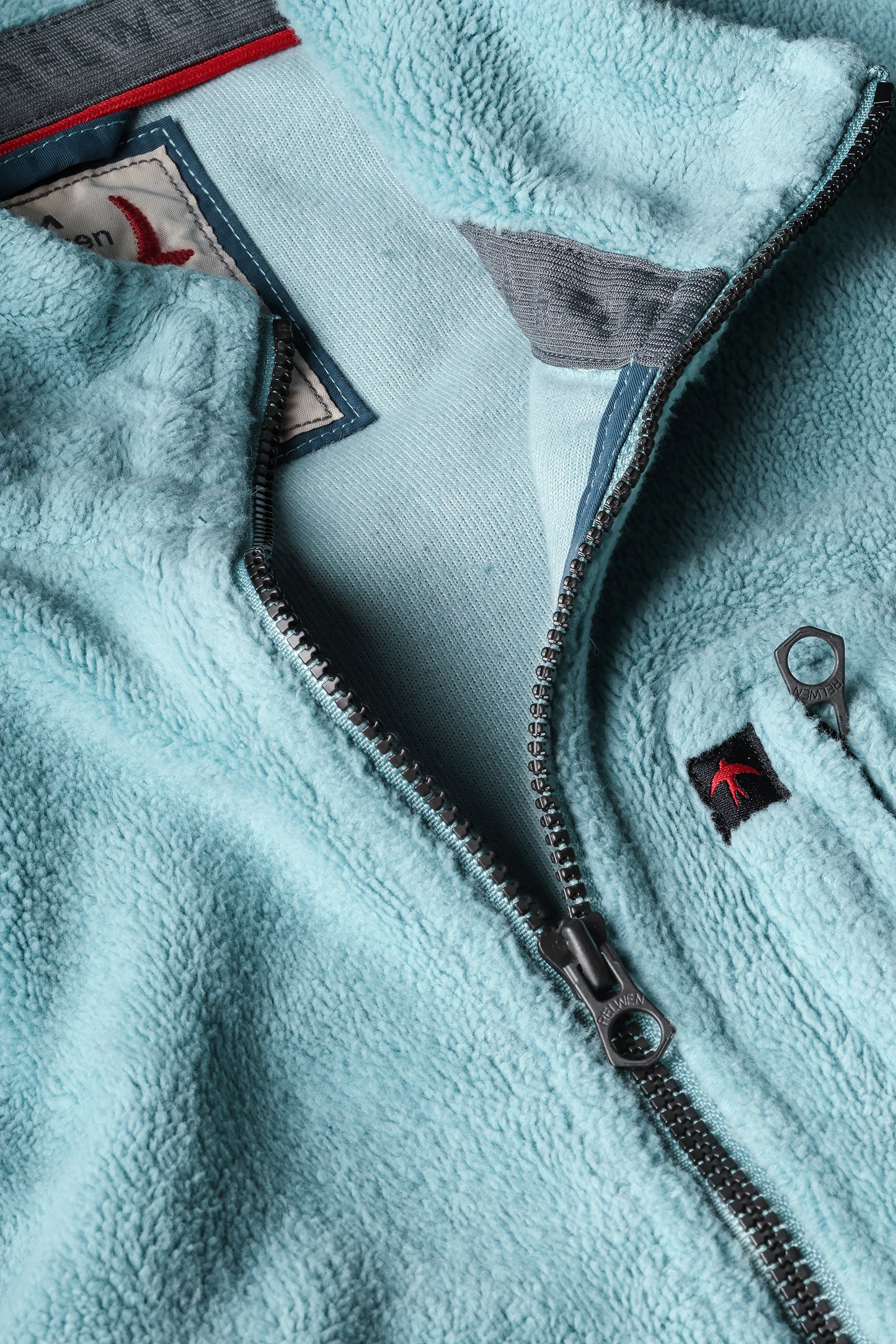 Sheared Fleece Half-Zip - Blue Haze - DUNE + SALT