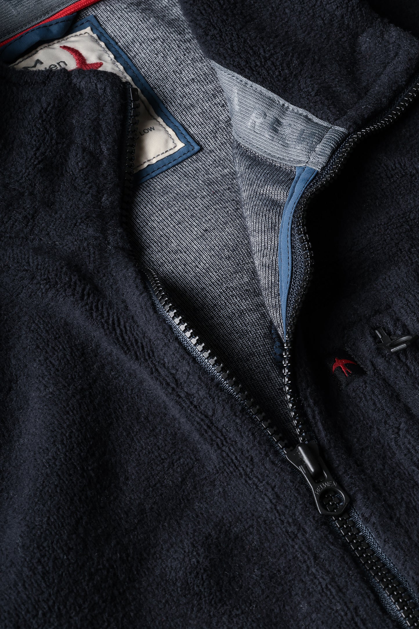 Sheared Fleece Half-Zip - Dark Navy - DUNE + SALT